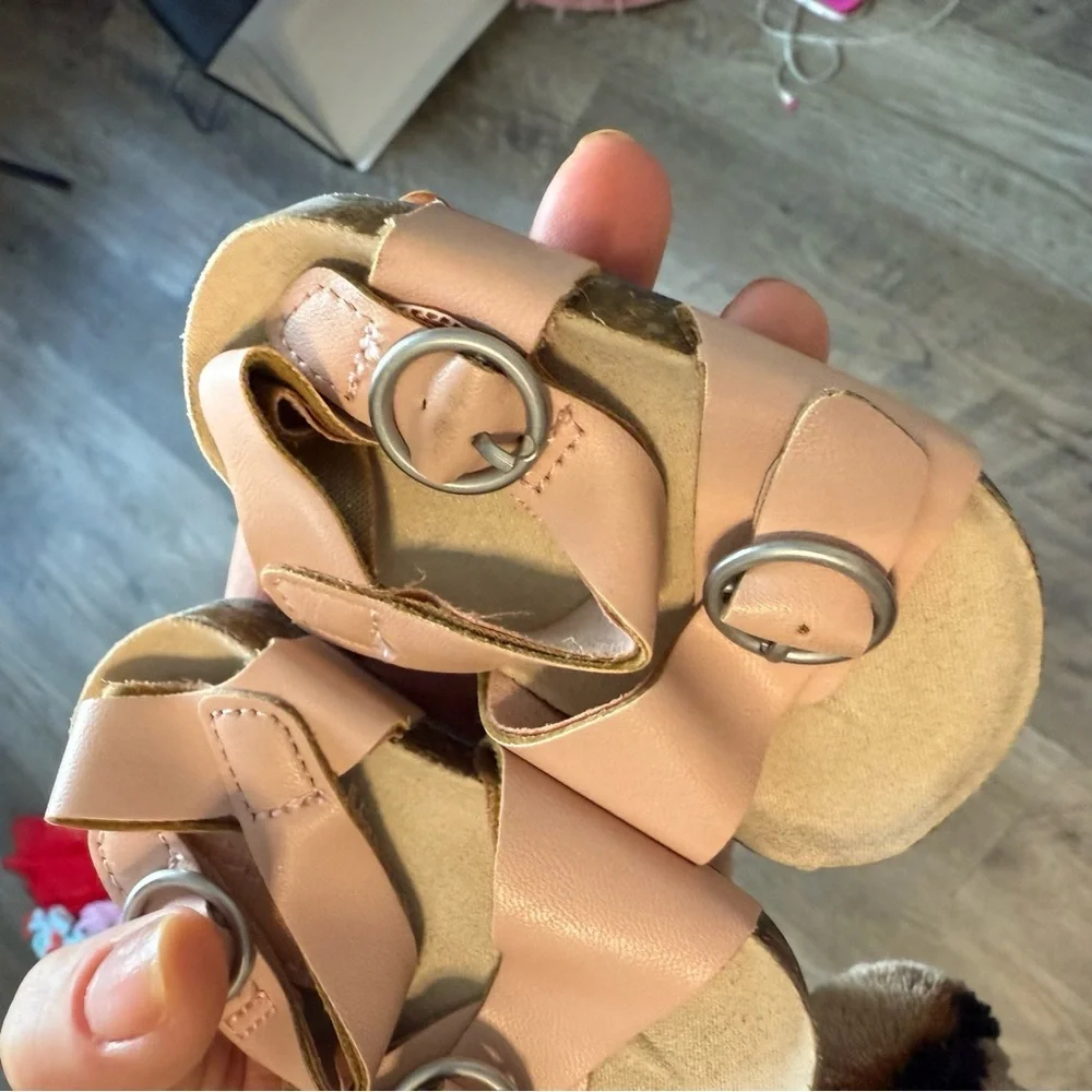 Baby Pink Sandals 0-3 Months